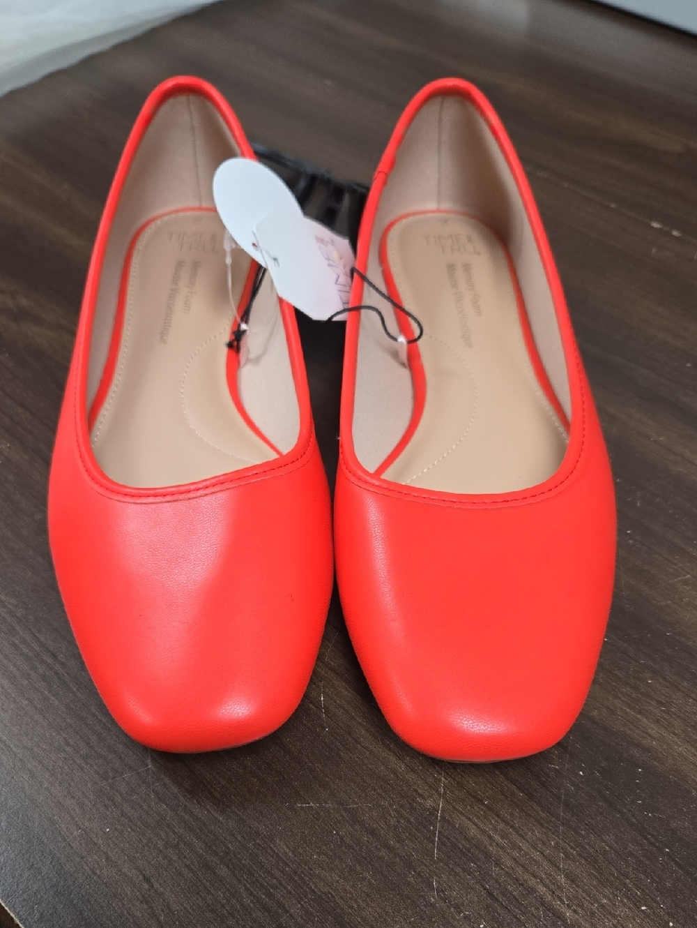 Time and Tru Size 9 Red Ballet Flats